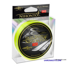 Плетеный шнур Mikado NIHONTO OCTA BRAID FLUO 0,14 мм размотка 150 метров